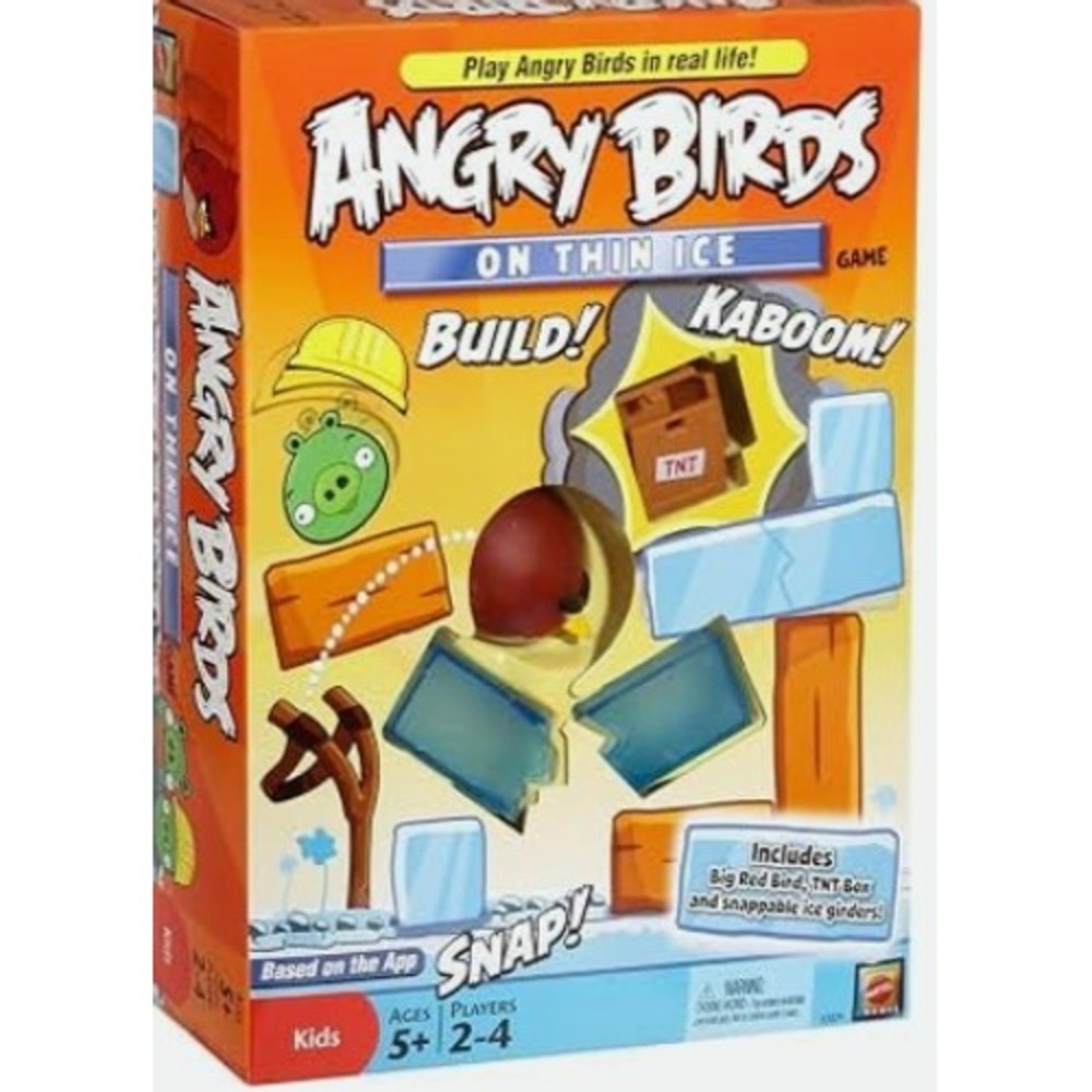 Mattel Angry Birds On Thin Ice Board Game BLN75 Complete Boxed 2011 w/ Box